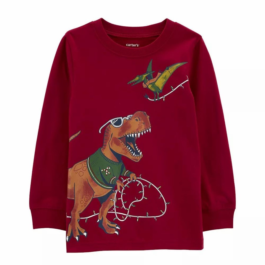 * Toddler Boy Carter'S Christmas Graphic Tee | Tops