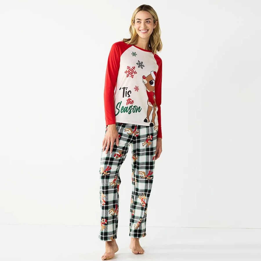 * Women'S Jammies For Your Families Rudolph The Red Nosed Reindeer Pajama Set | Sleepwear