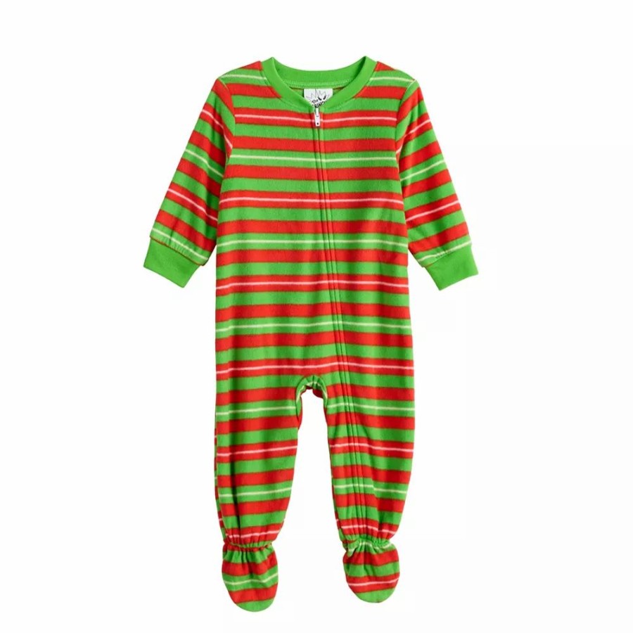 * Baby Jammies For Your Families How The Grinch Stole Christmas Footed Pajamas | Sleepwear