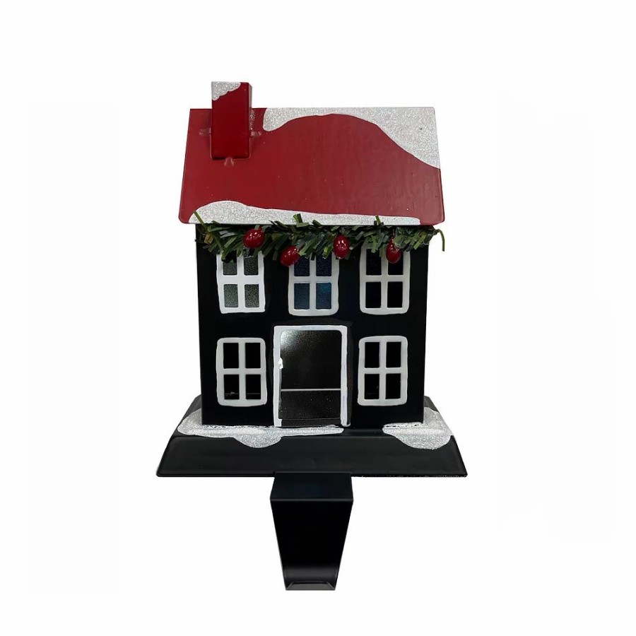 * St. Nicholas Square Led House Stocking Holder | Decorative Accents