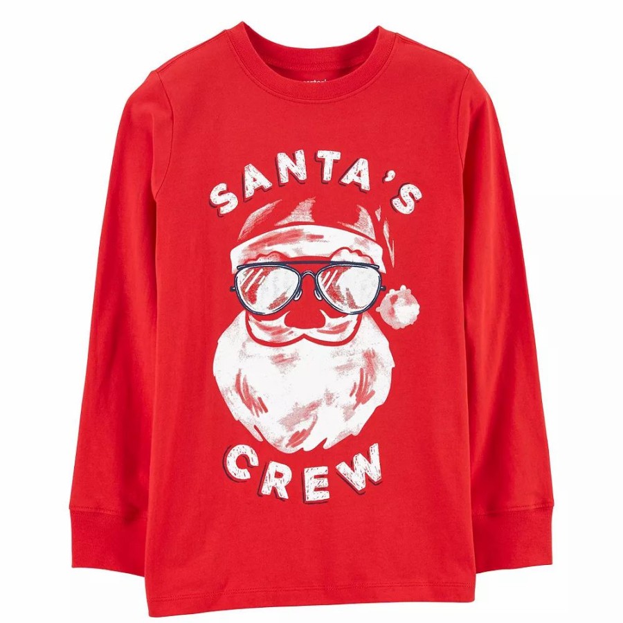 * Boys 4-14 Carter'S Holiday Festive Graphic Tee | Tops