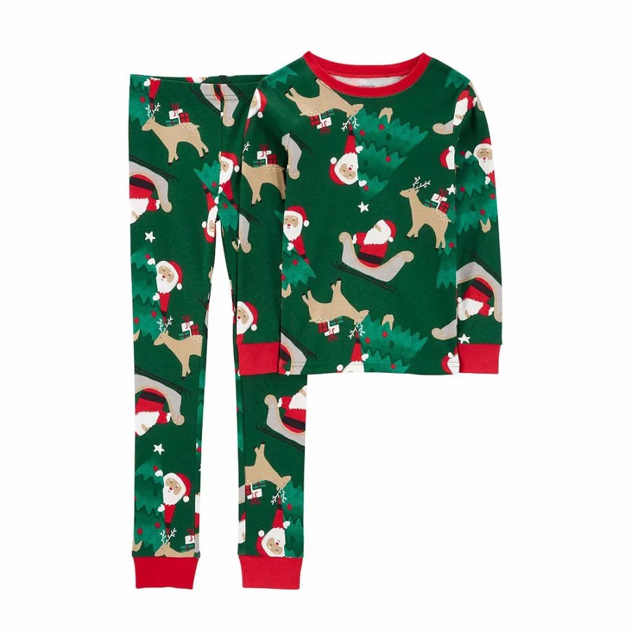 * Boys 4-14 Carter'S Holiday Snug Fit 2-Piece Pajama Set | Sleepwear