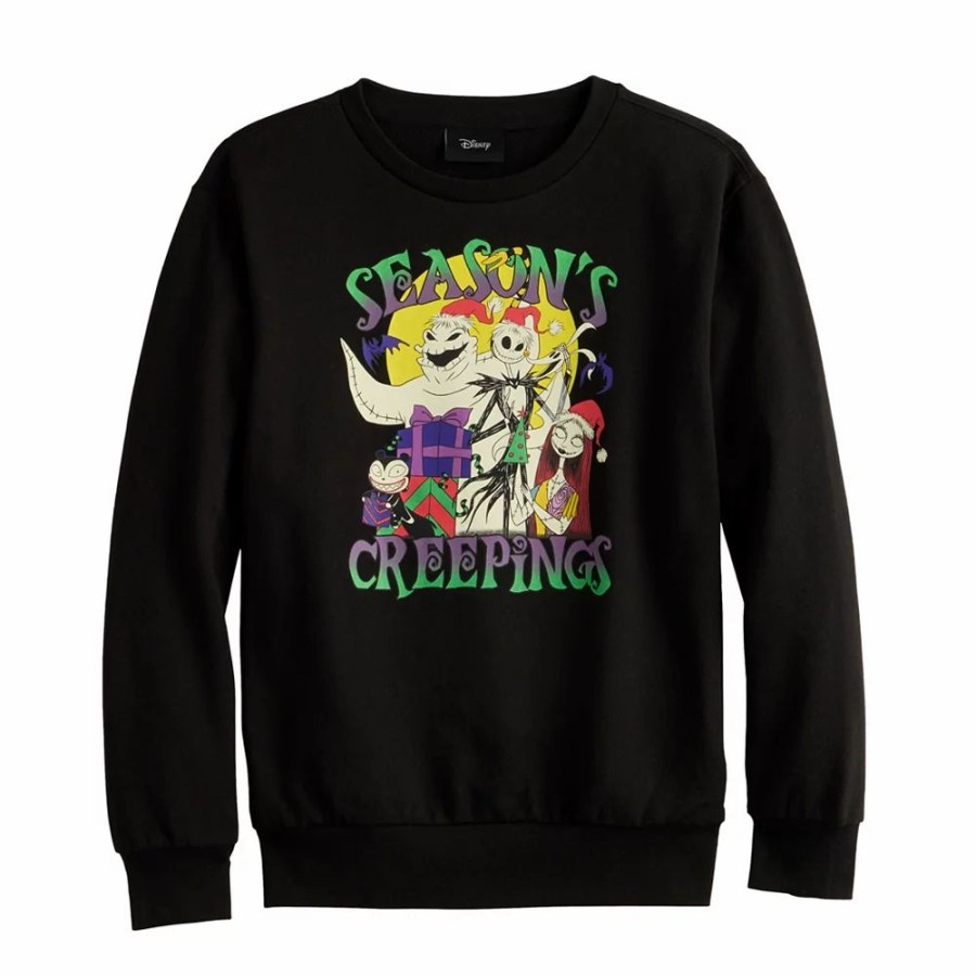 * Boys 8-20 Celebrate Together The Nightmare Before Christmas "Season'S Creepings" Sweatshirt | Tops