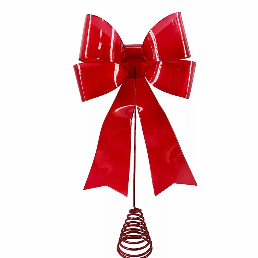 * St. Nicholas Square Bow Christmas Tree Topper | Decorative Accents