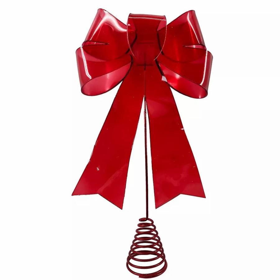 * St. Nicholas Square Bow Christmas Tree Topper | Decorative Accents