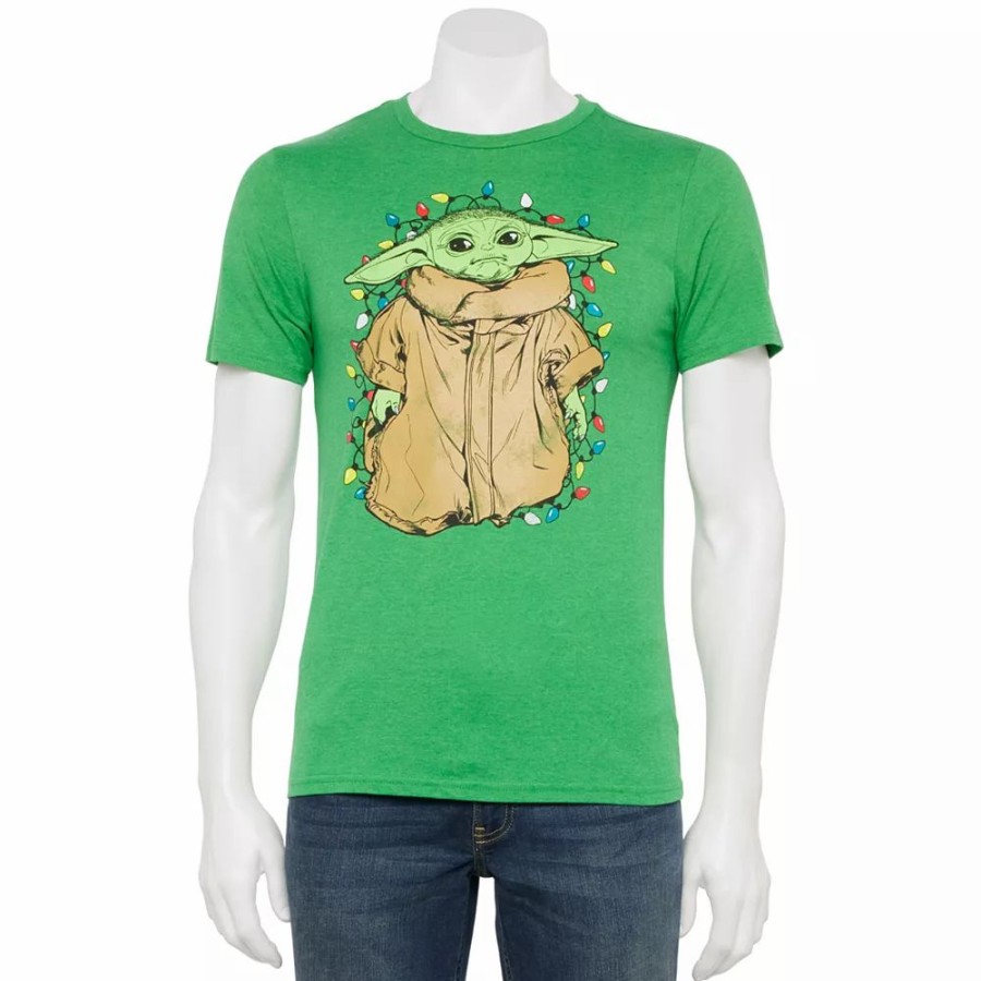 * Men'S Star Wars Grogu Holiday Tee | Tops