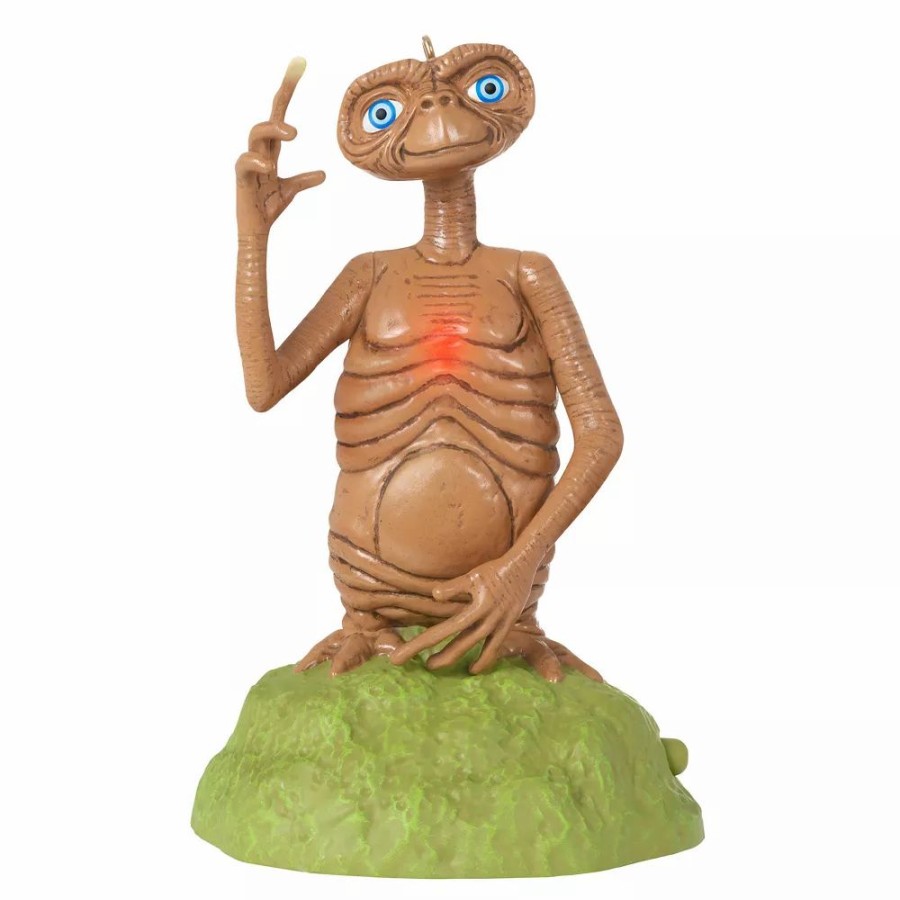 * E.T. The Extra-Terrestrial 40Th Anniversary 2022 Hallmark Keepsake Christmas Ornament With Light And Sound | Decorative Accents