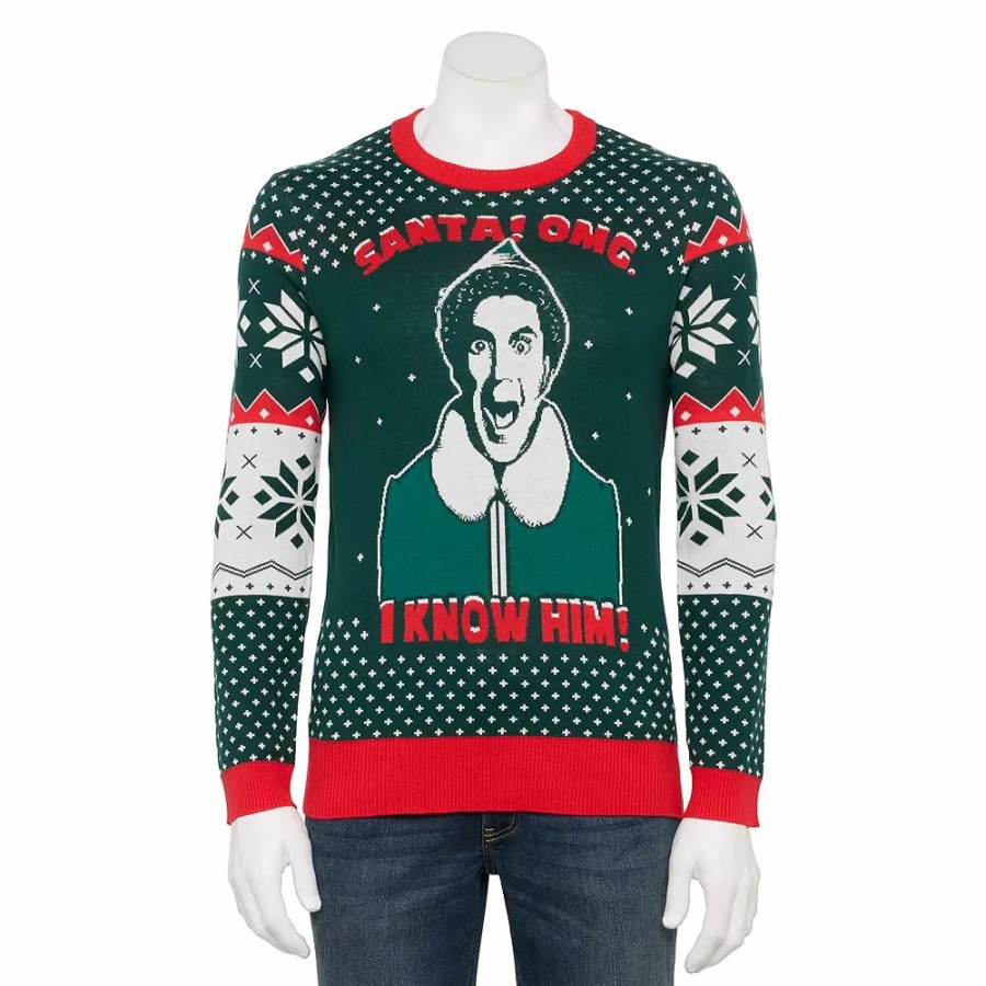 * Men'S Holiday Character Sweaters | Tops