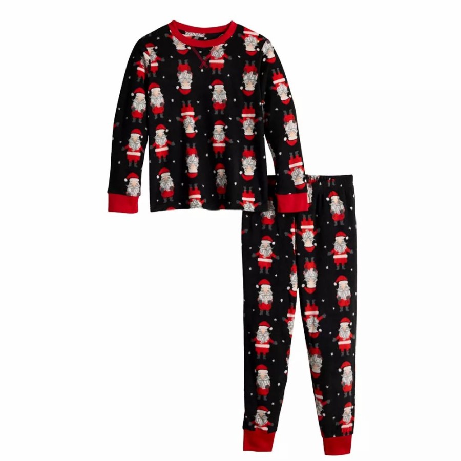 * Boys 4-20 Jammies For Your Families Ho Ho Ho Microfleece Pajama Set | Sleepwear