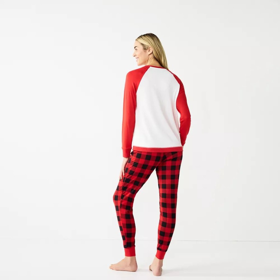 * Women'S Jammies For Your Families Beary Cool "Mama Bear" Pajama Set By Cuddl Duds | Sleepwear