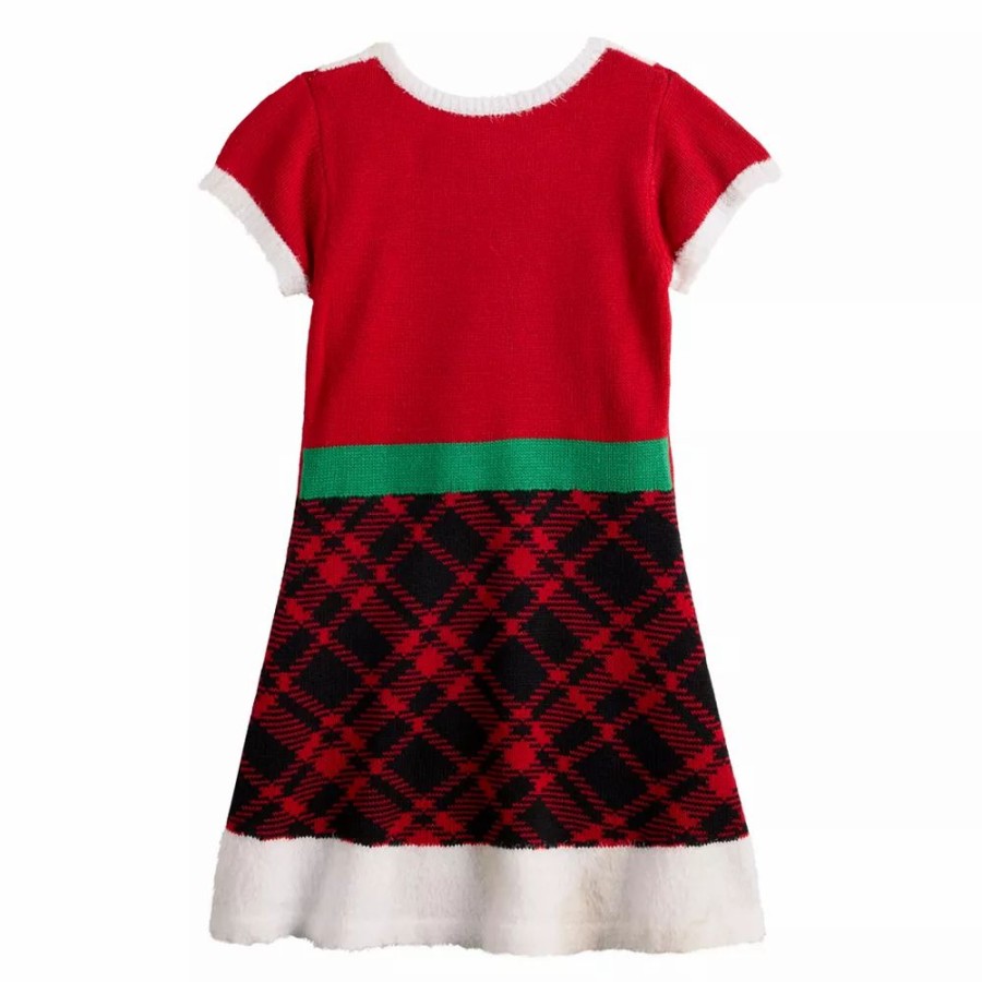 * Girl 7-16 Celebrate Together Fit & Flare Candy Cane Christmas Dress | Dresses