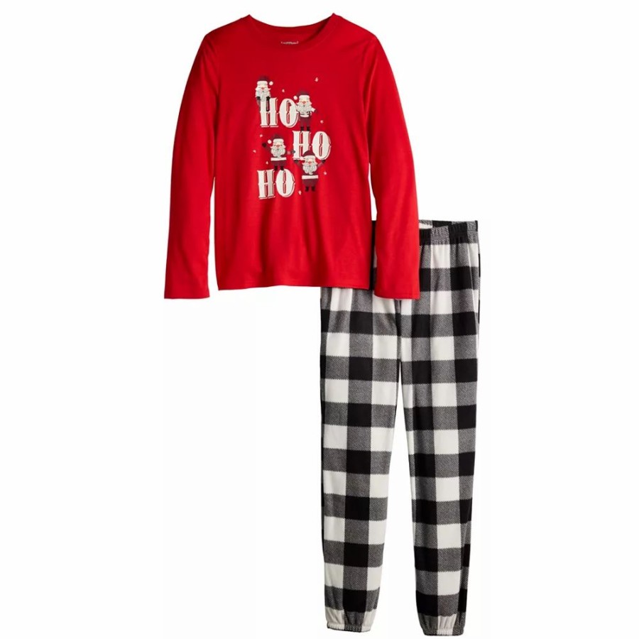 * Girls 4-16 Jammies For Your Families Ho Ho Ho Pajama Set | Sleepwear