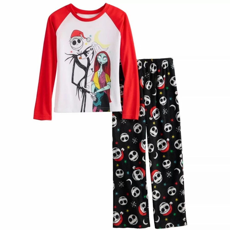 * Girls 4-12 Jammies For Your Families The Nightmare Before Christmas Pajama Set | Sleepwear