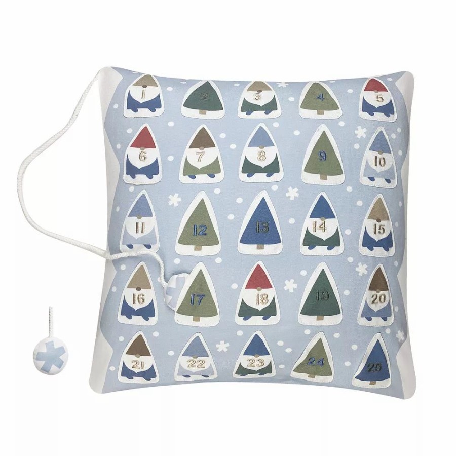 * St. Nicholas Square Gnome Advent Throw Pillow | Decorative Pillows & Chair Pads