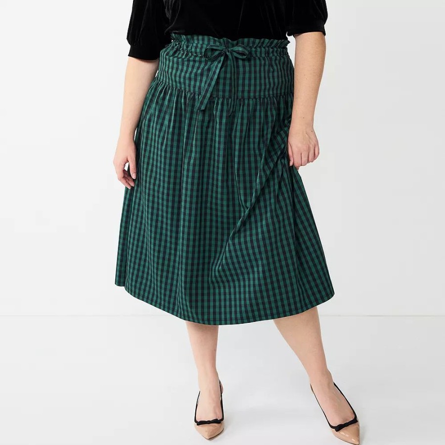 * Plus Size Draper James Rsvp Paperbag Waist Skirt | Bottoms