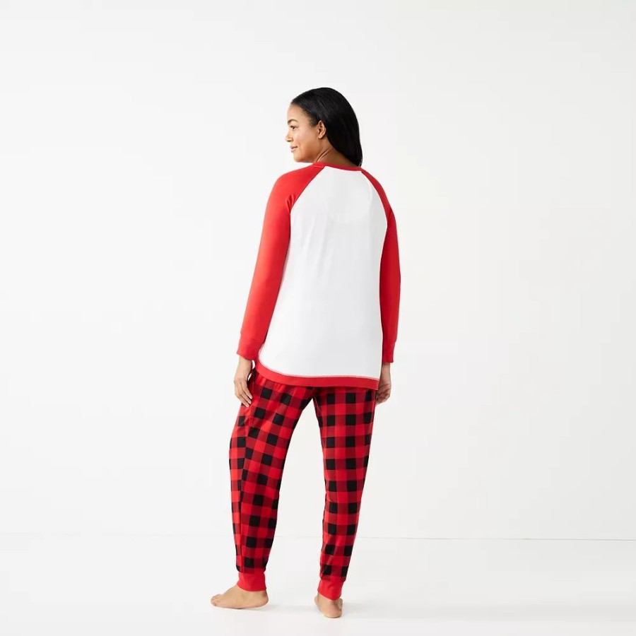 * Plus Size Jammies For Your Families Beary Cool "Mama Bear" Pajama Set By Cuddl Duds | Sleepwear